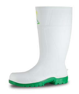 Safemate White - Green Sole