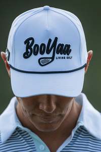Golf Hats: BooYaa Golf Cap - White Classic 2.0