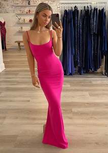 Bailey Gown Hot Pink