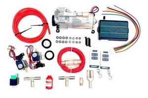 Air Fittings: PX01 Incab Digital Remote 4 Channel with Gauge