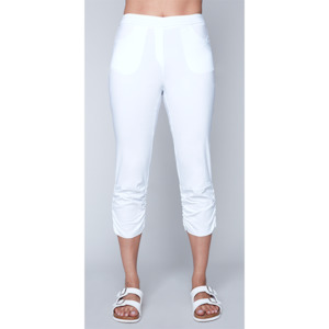 Xl: Italian Capri Pants White