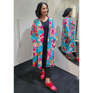 Glam: Luna Coat Turquoise