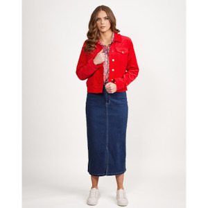 18: Pinwale Cord Jacket Fiesta