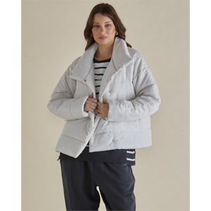 Presley Puffer Jacket Pearl