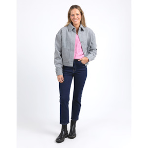 S: Beck Jacket Grey Marle