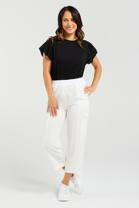 18: Rhea Pants White