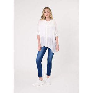 Greta Top White
