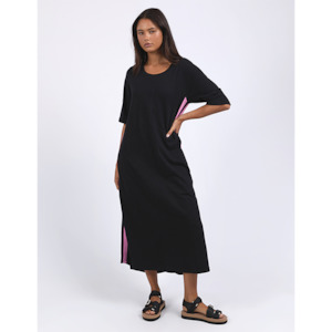Recovery 3/4 Sleeve Dress Black