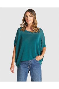 Fate Becker: Irises Knit Teal