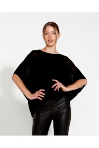 Fate Becker: Irises Knit Black