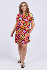 10: Rhode Dress Geo Print