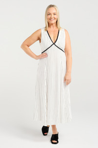 Zariah Dress Pinstripe