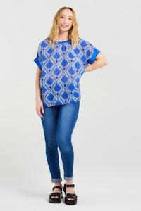 Olivia Top Paisley Painting