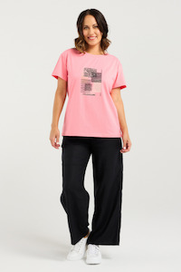 Zafina: Livia T-Shirt Pink