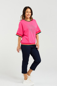 Gemma Top Hot Pink