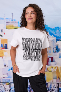 12: Freedom T-Shirt White/Black