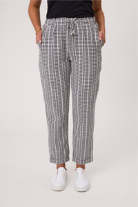 Siena Check Pant Blk/Wht