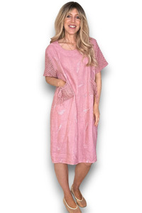 Italian Wear: C’est La Vie Easy Dress Antique Berry