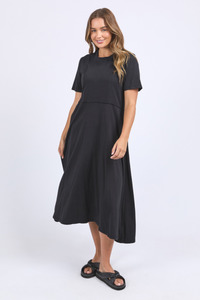 Eva Midi Dress Black