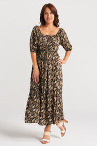 Seduce: Selena Dress Caramel