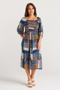 Delilah Dress Moroccan Print