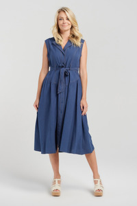 Ivy Dress Deep Blue