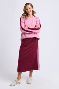 10: Sloane Fleece Crew Quartz Pink