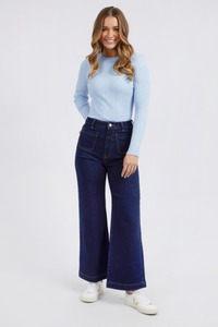 Sarah Wide Leg Jean Indigo