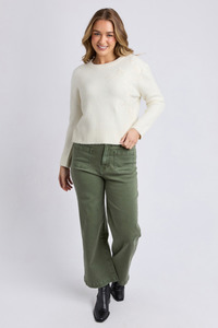 Marla Floral Knit Vintage White