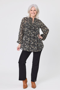 Liz Top & Singlet Bouquet Print