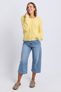 M: Paris Cardigan Pale Lemon