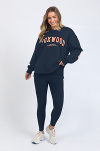 Foxwood: Interval Crew Navy Peach