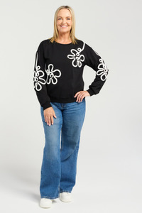 Seduce: Aurelia Sweat Black/White