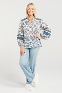Willow Blouse Porcelaine