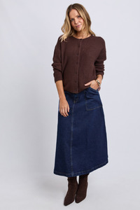 10: Murphy Knit Cardi Coffee Bean