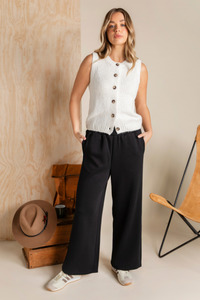 Foxwood: Harper Track Pant Black