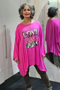 Lilliano: Love Yourself Tee Hot Pink