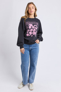 Floret Crew Black