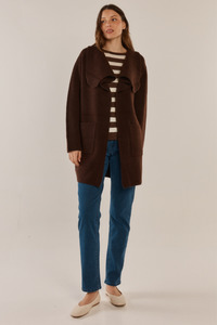 Abigail Cardigan Chocolate