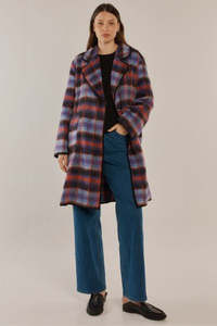 Oslo Coat Purple/Orange