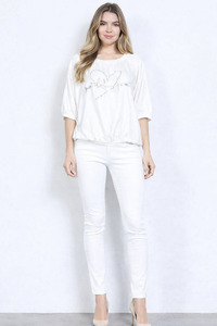Lilliano: Grateful Heart Top White