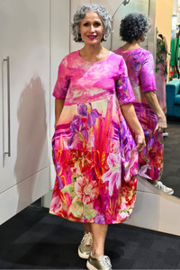 Glam: 3 Tier Dress Pink
