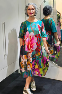 3 Tier Dress Teal