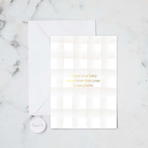 Greeting Cards: HOUSE PLANTS GREETING CARD