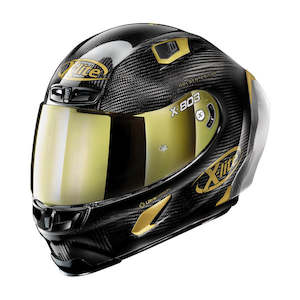 Helmets: X-Lite X803 RS Ultra Carbon Full Face Helmet - gold XXL only