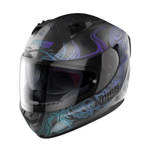 Nolan N60-6 Full Face Helmet - grey/violet