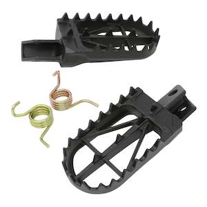 Zeta Wide Foot Pegs - CRMO - Mid XR250/Motard/Bajaj, XR250R/400R