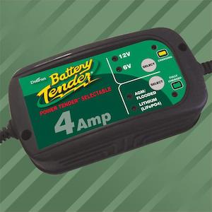 Batteries: Deltran 4 Amp 6V/12V Lead Acid or Lithium Battery Tender