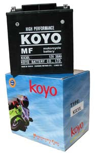 Batteries: Koyo Batteries for Harley Davidson