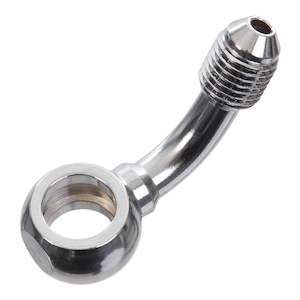 Hoses Fittings: Whites Brake - 10mm Banjo - 60° - Chrome Steel